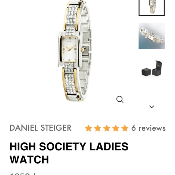 Daniel Steiger High Society Gold and Silver watch - Picture 2 of 6